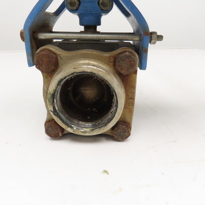 PMV P-2000X 2" NPT Stainless Steel Ball Valve Pneumatic Positioner