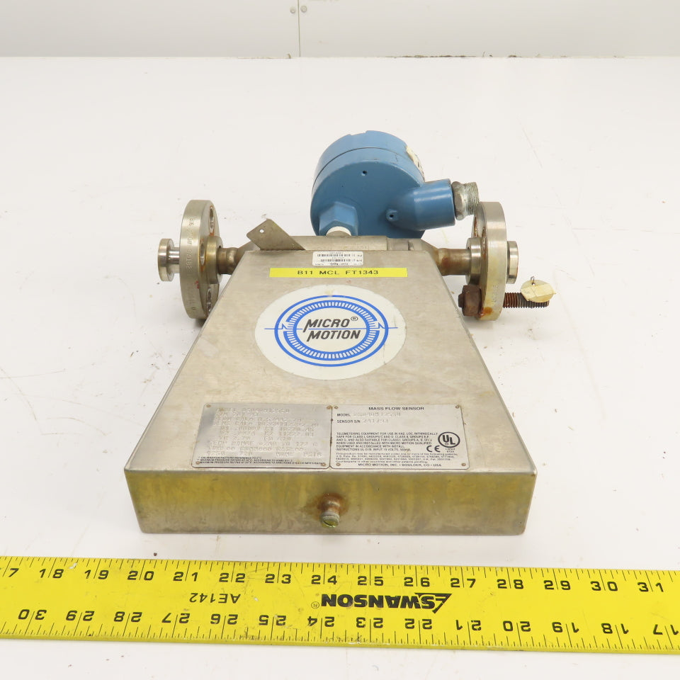 Micro Motion DS040H125SU Mass Flow Sensor Transmitter -240° To 177°C