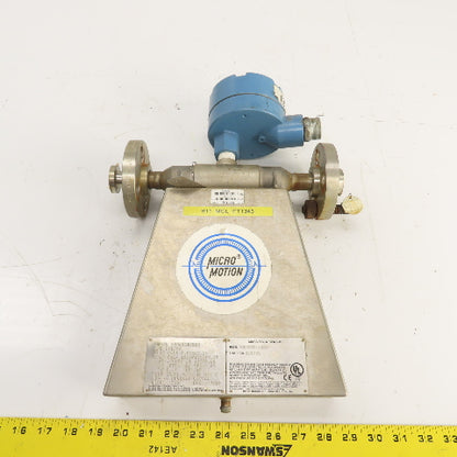 Micro Motion DS040H125SU Mass Flow Sensor Transmitter -240° To 177°C