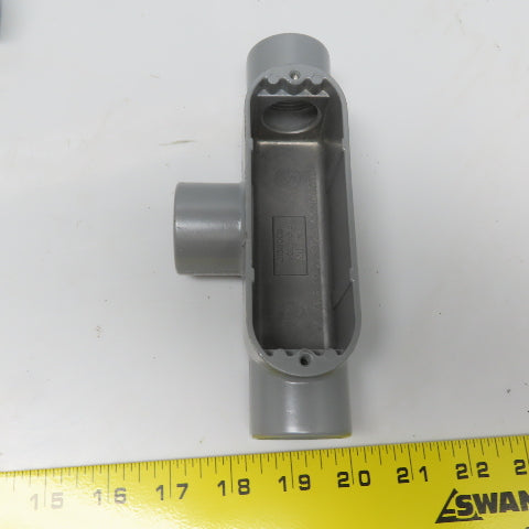 Killark OT-3 Conduit T Body Aluminum 1" Thread No Cover Lot of 5