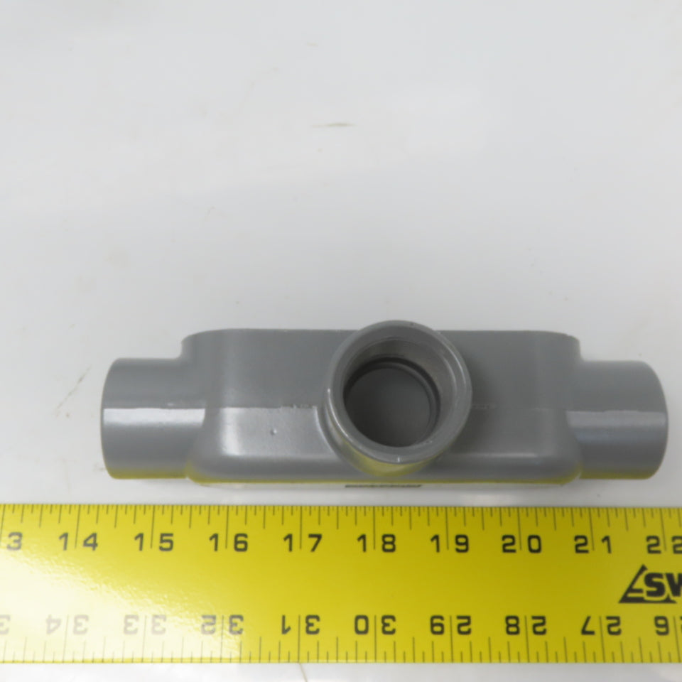 Killark OT-3 Conduit T Body Aluminum 1" Thread No Cover Lot of 5