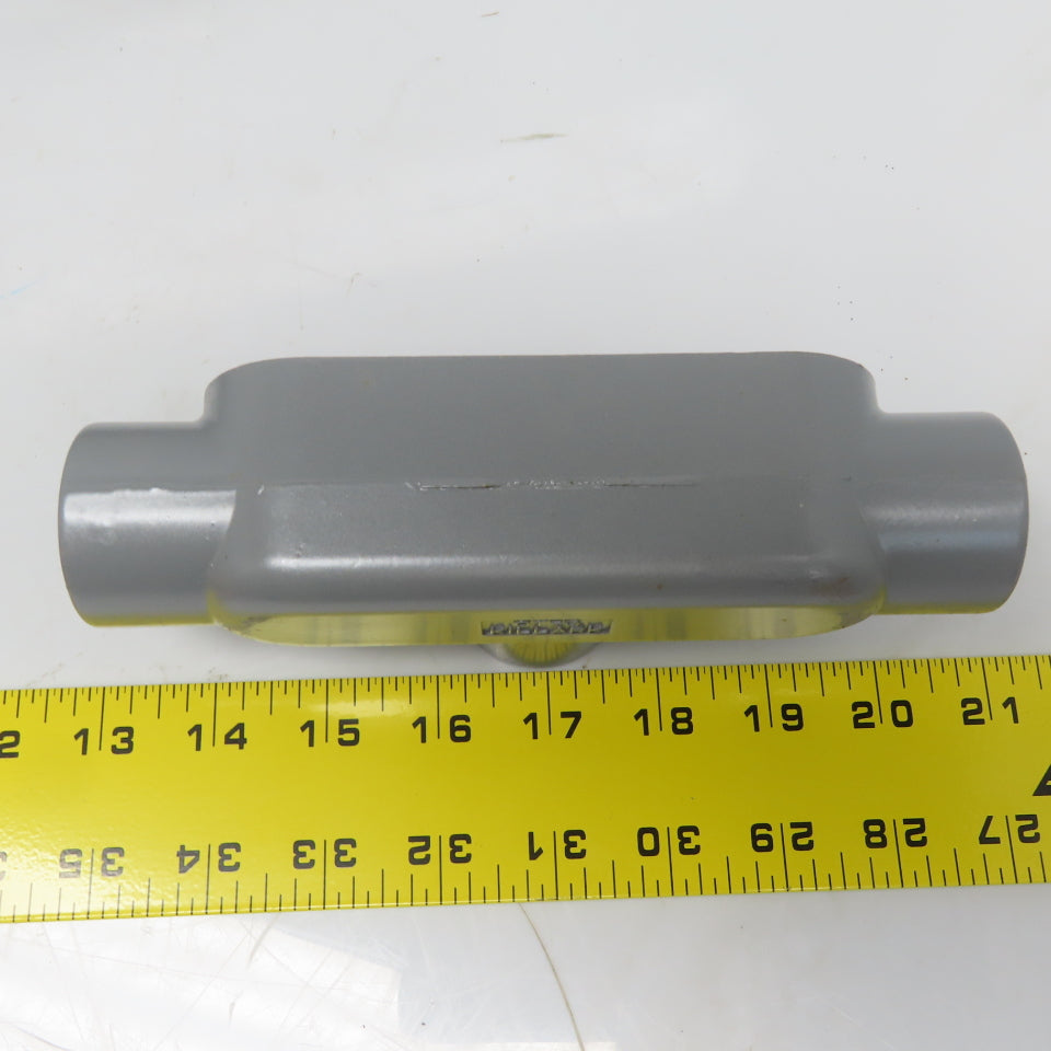 Killark OT-3 Conduit T Body Aluminum 1" Thread No Cover Lot of 5