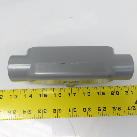 Killark OT-3 Conduit T Body Aluminum 1" Thread No Cover Lot of 5