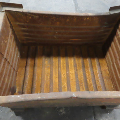 48" x 32" x 24" Heavy Duty Steel Stackable Bulk Container Tub Bin 150 USG Lot/2