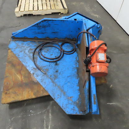 ChemQuest 25-6000 Floor Level Electric Vibrating 44" x 44" Tote Gaylord Tilter