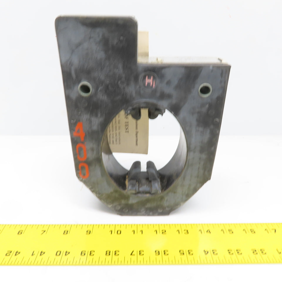 General Electric 750X36G 204 JAB-O 400:5 Current Transformer W/Test Certificate