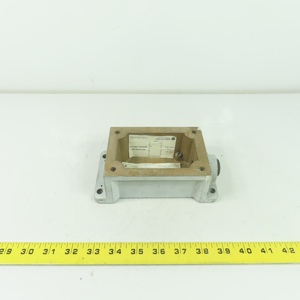 Allen Bradley 40050-817-01(A) Bulletin 600 Manual Switch Enclosure Box only