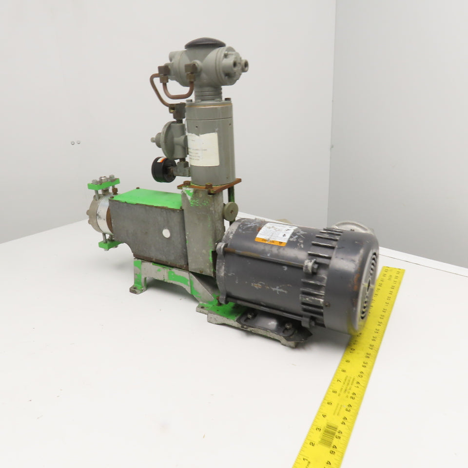 Pulsafeeder 680-S-ARP 230/460V 1/2Hp Diaphragm Metering Pump & Conoflow Actuator