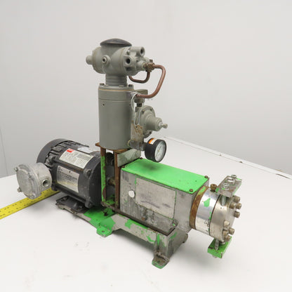 Pulsafeeder 680-S-ARP 230/460V 1/2Hp Diaphragm Metering Pump & Conoflow Actuator