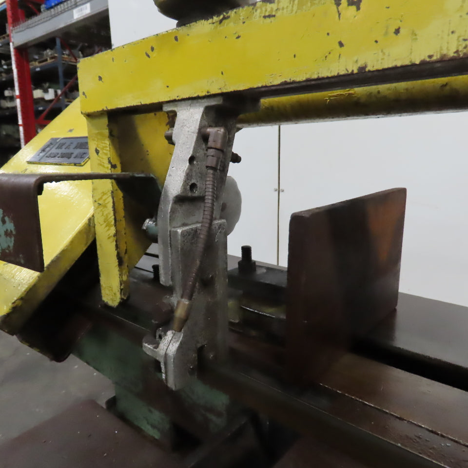 W.F. Wells & Sons L-9 3/4HP 9 x 14" Horizontal Metal Bandsaw 60-287 FPM 3PH