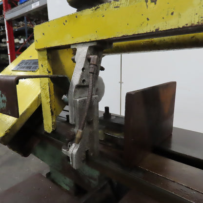W.F. Wells & Sons L-9 3/4HP 9 x 14" Horizontal Metal Bandsaw 60-287 FPM 3PH