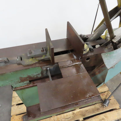 W.F. Wells & Sons L-9 3/4HP 9 x 14" Horizontal Metal Bandsaw 60-287 FPM 3PH