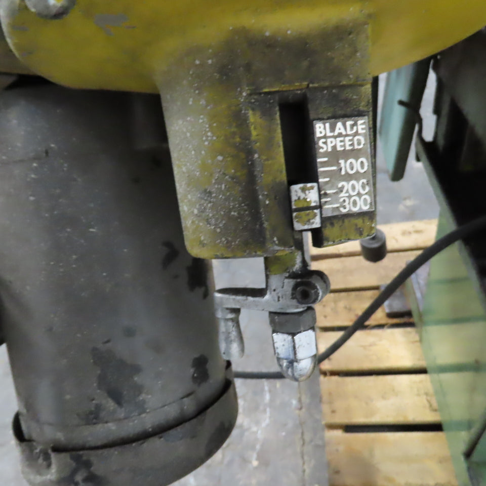 W.F. Wells & Sons L-9 3/4HP 9 x 14" Horizontal Metal Bandsaw 60-287 FPM 3PH