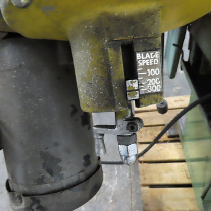 W.F. Wells & Sons L-9 3/4HP 9 x 14" Horizontal Metal Bandsaw 60-287 FPM 3PH