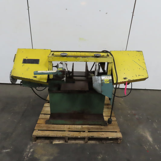 W.F. Wells & Sons L-9 3/4HP 9 x 14" Horizontal Metal Bandsaw 60-287 FPM 3PH