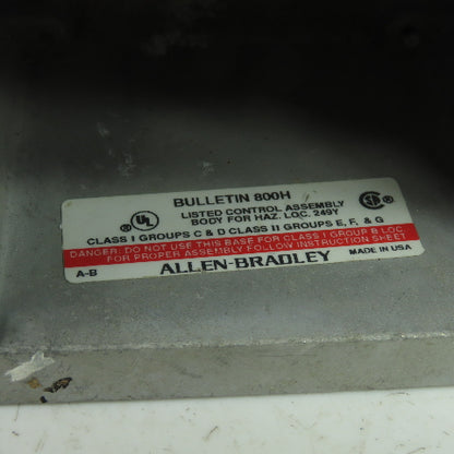 Allen Bradley 800H-1HVX7M2 Series X Bulletin 800H Heavy Duty Enclosure Box