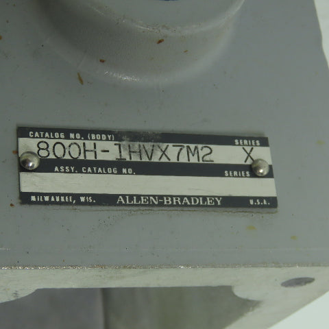 Allen Bradley 800H-1HVX7M2 Series X Bulletin 800H Heavy Duty Enclosure Box