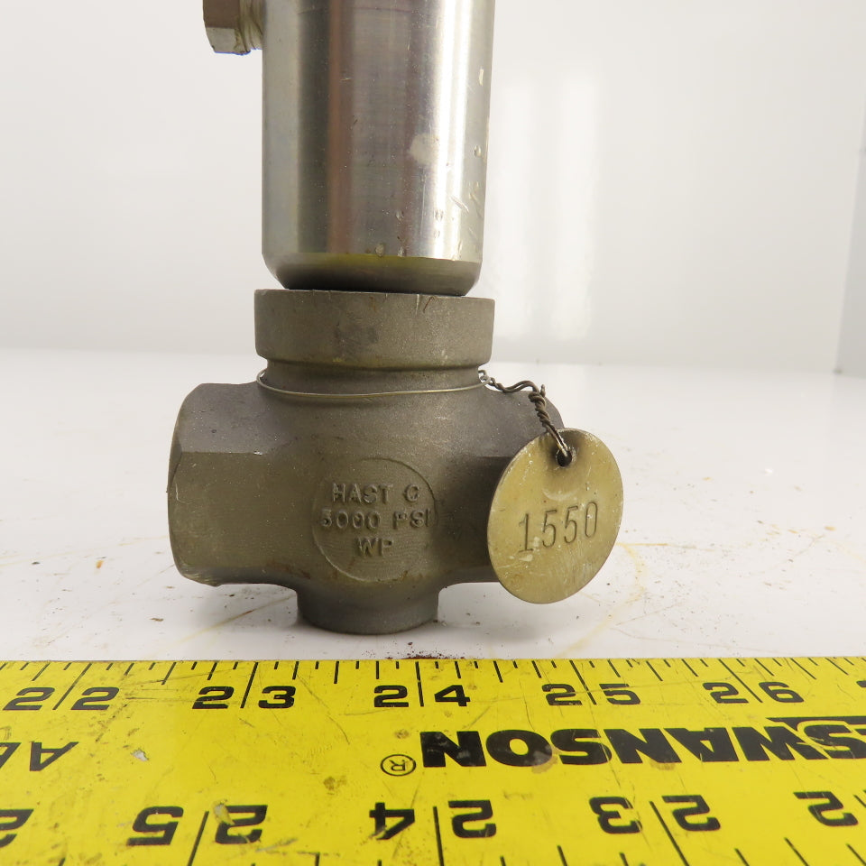 Badger Meter Research Control 1/2" Precision Control Valve BLRA Model 4 5000PSI