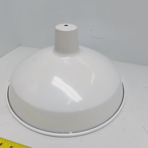 Tropical Lighting Light Fixture W/16"DiameterWhite Metal Lamp Shade
