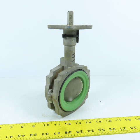 Keystone 3" 316SS Stainless Steel Butterfly Gate Valve Body Only 150PSI Max