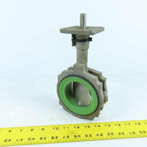 Keystone 3" 316SS Stainless Steel Butterfly Gate Valve Body Only 150PSI Max