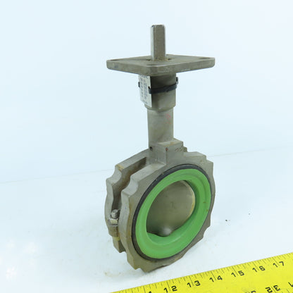 Keystone 3" 316SS Stainless Steel Butterfly Gate Valve Body Only 150PSI Max