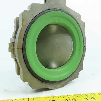 Keystone 3" 316SS Stainless Steel Butterfly Gate Valve Body Only 150PSI Max