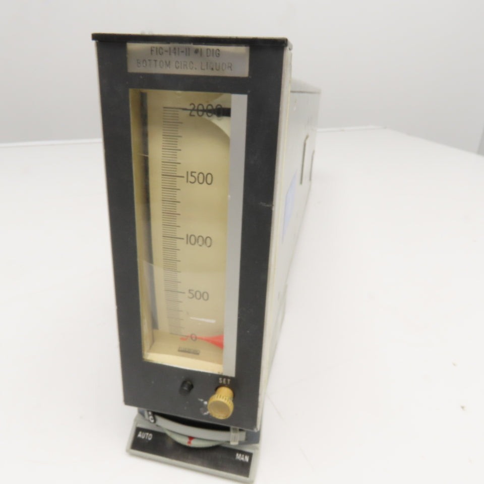 Foxboro 230SM-G Spec 200 Control Station 0-2000 Scale