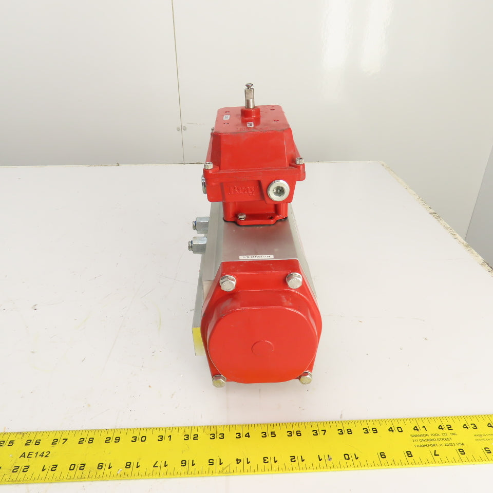 Bray 92-1190-11300-532 Double Acting Pneumatic Valve Actuator 50-0406-12610-532