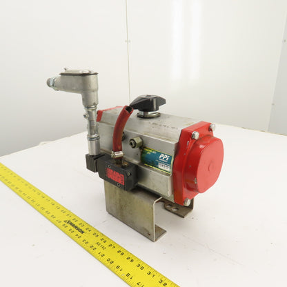 FlowTek 93-1184-113A0-532 Double Acting Pneumatic Valve Actuator W/ 8551A001MS