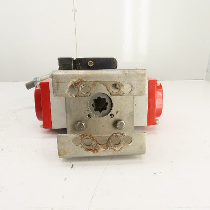 FlowTek 93-1184-113A0-532 Double Acting Pneumatic Valve Actuator W/ 8551A001MS