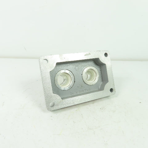 Crouse-Hinds XCS-0B30 CL Hazardous Location Double Clear Pilot Light Cover