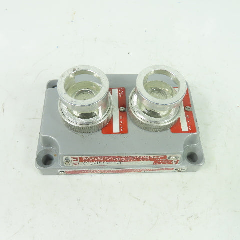 Crouse-Hinds XCS-0B30 CL Hazardous Location Double Clear Pilot Light Cover