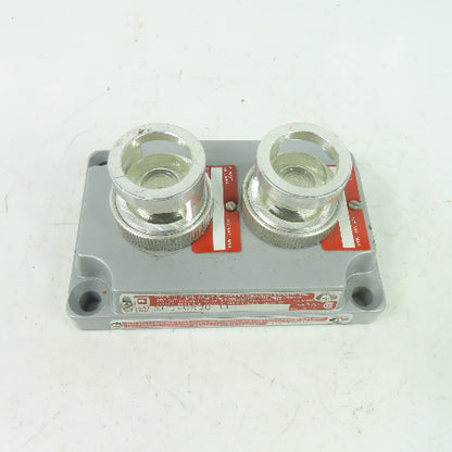 Crouse-Hinds XCS-0B30 CL Hazardous Location Double Clear Pilot Light Cover
