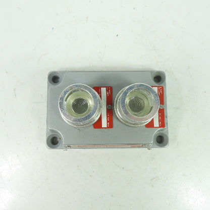 Crouse-Hinds XCS-0B30 CL Hazardous Location Double Clear Pilot Light Cover