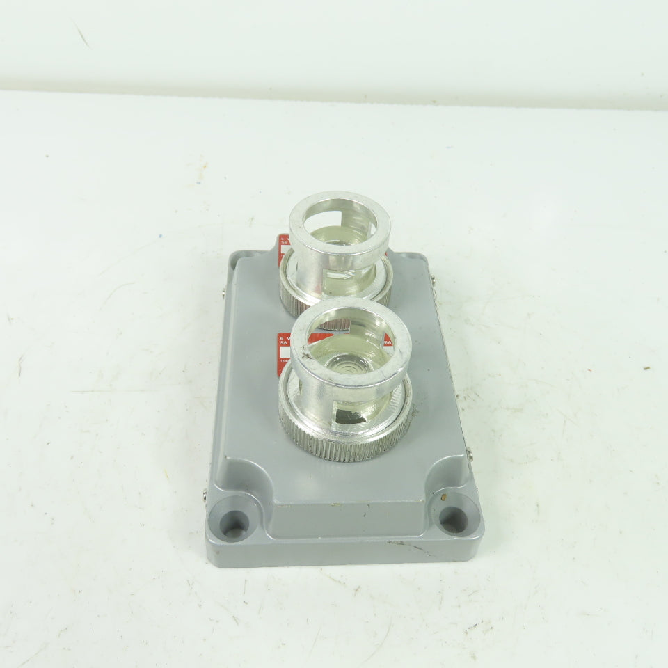 Crouse-Hinds XCS-0B30 CL Hazardous Location Double Clear Pilot Light Cover