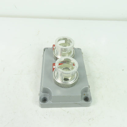 Crouse-Hinds XCS-0B30 CL Hazardous Location Double Clear Pilot Light Cover
