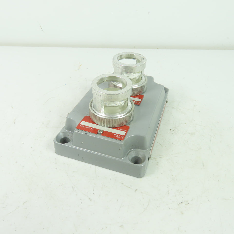 Crouse-Hinds XCS-0B30 CL Hazardous Location Double Clear Pilot Light Cover
