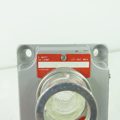 Crouse-Hinds XCS-0B30 CL Hazardous Location Double Clear Pilot Light Cover