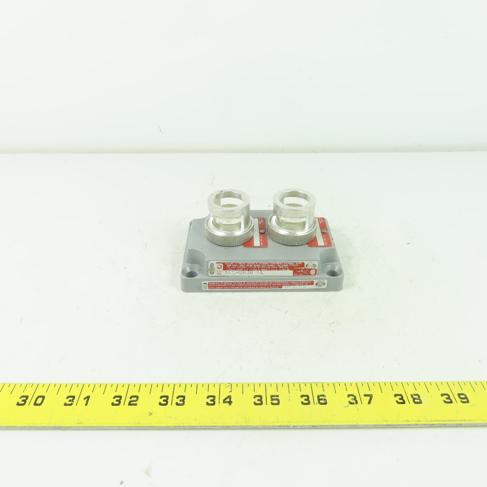 Crouse-Hinds XCS-0B30 CL Hazardous Location Double Clear Pilot Light Cover