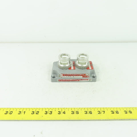 Crouse-Hinds XCS-0B30 CL Hazardous Location Double Clear Pilot Light Cover