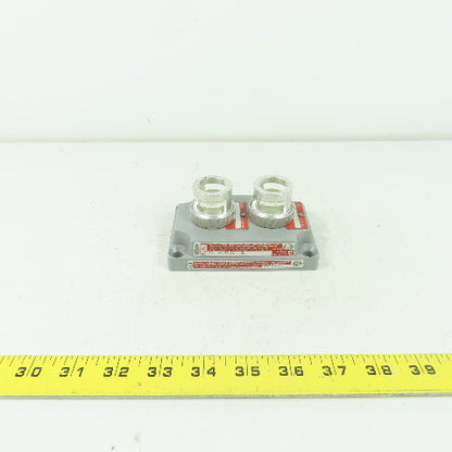 Crouse-Hinds XCS-0B30 CL Hazardous Location Double Clear Pilot Light Cover