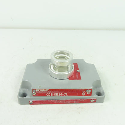 Crouse-Hinds XCS-0B24-CL Hazardous Location Clear Pilot Light Cover 125VAC Max