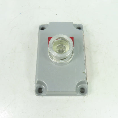 Crouse-Hinds XCS-0B24-CL Hazardous Location Clear Pilot Light Cover 125VAC Max