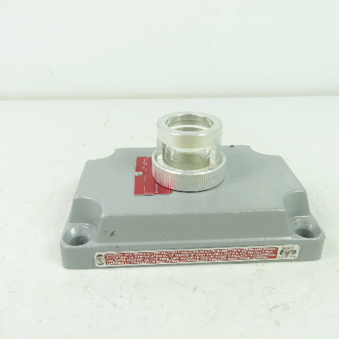 Crouse-Hinds XCS-0B24-CL Hazardous Location Clear Pilot Light Cover 125VAC Max