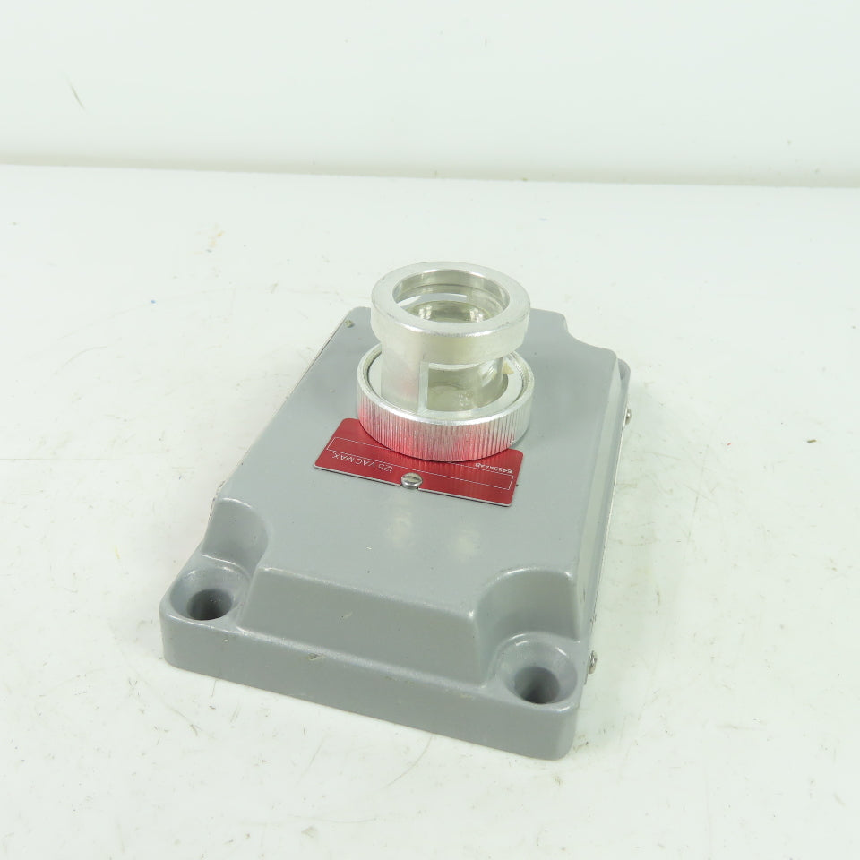 Crouse-Hinds XCS-0B24-CL Hazardous Location Clear Pilot Light Cover 125VAC Max