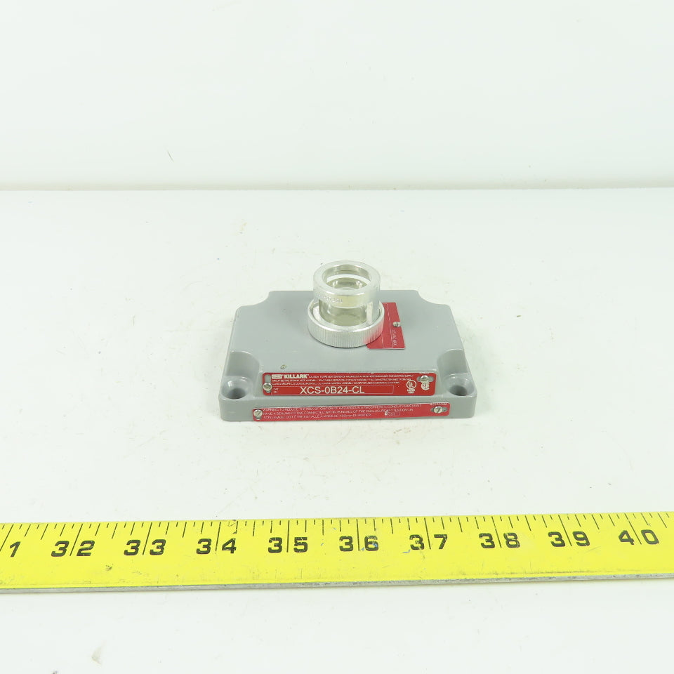 Crouse-Hinds XCS-0B24-CL Hazardous Location Clear Pilot Light Cover 125VAC Max