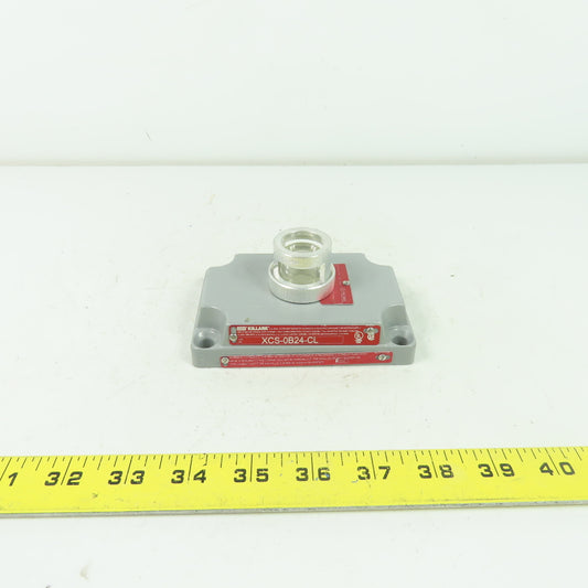 Crouse-Hinds XCS-0B24-CL Hazardous Location Clear Pilot Light Cover 125VAC Max