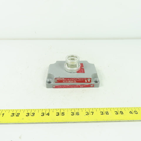 Crouse-Hinds XCS-0B24-CL Hazardous Location Clear Pilot Light Cover 125VAC Max