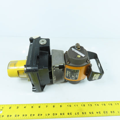 Flowserve 1039SNR6 Pneumatic Valve Actuator 95 In Lb Torque 120PSI W/ Indicator
